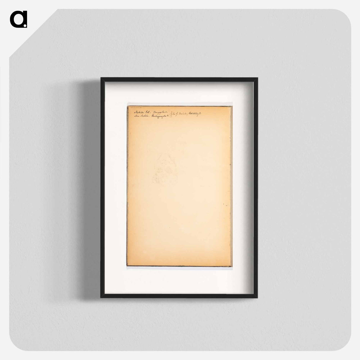 (unknown) part of a sketchbook - アルバート エーデルフェルト Poster.