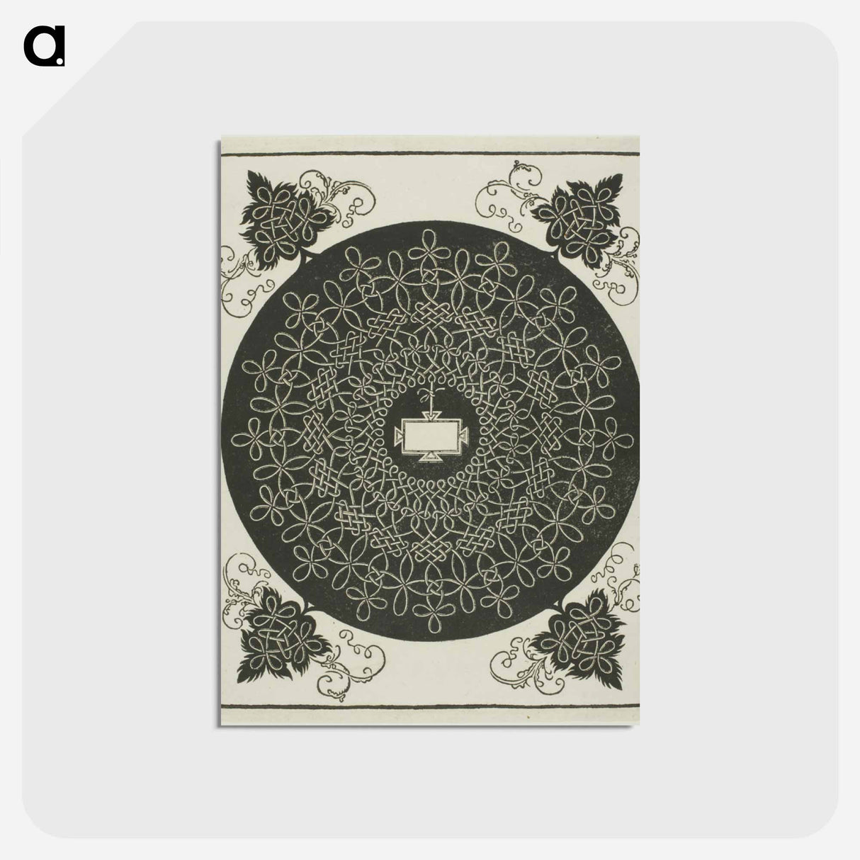 アートポストカード-The Second Knot - アルブレヒト デューラー Postcard.
