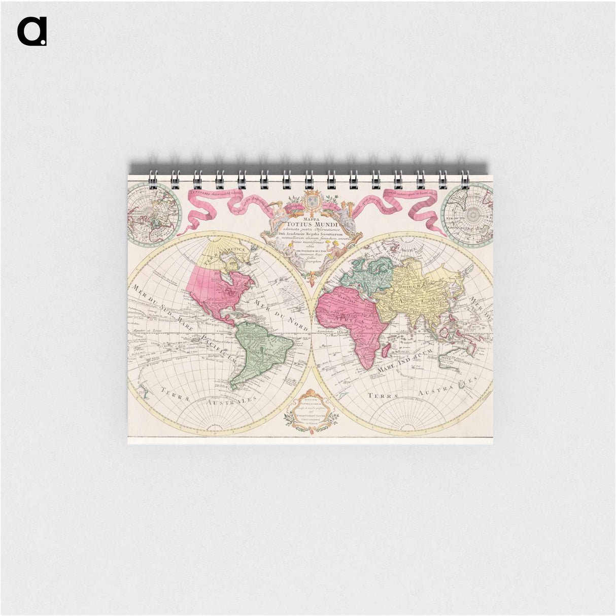 Mappa totius mundi - アンティーク地図 Memo.