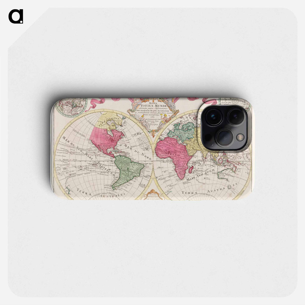 Mappa totius mundi - アンティーク地図 Phone Case.