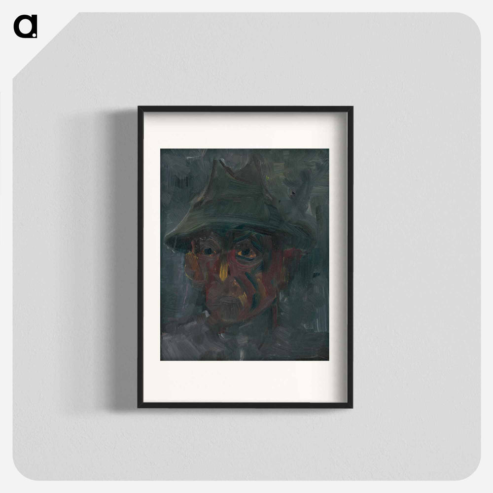 Head of a man in a hat - アーノルド ピーター ワイズ クビンチャン Poster.