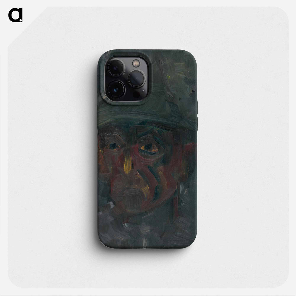 Head of a man in a hat - アーノルド ピーター ワイズ クビンチャン Phone Case.