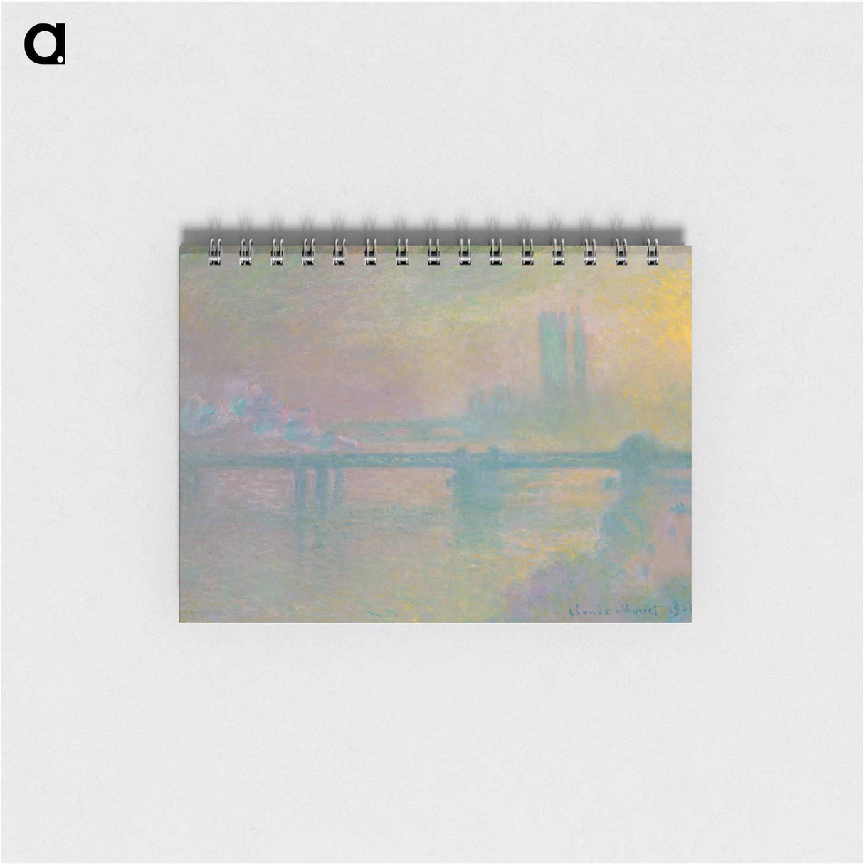 アートメモ帳-Charing Cross Bridge, London - クロード モネ Memo.