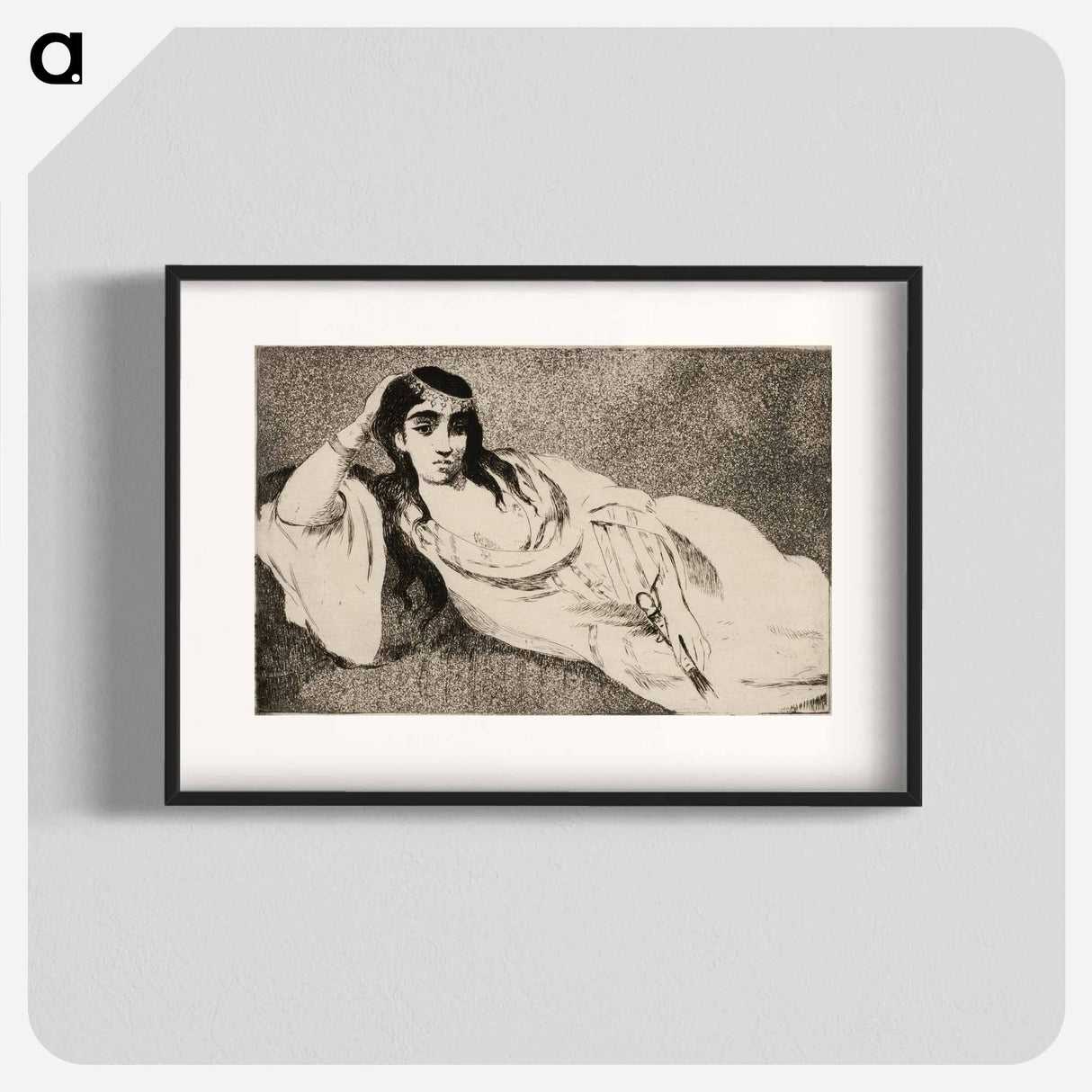 アートポスター-Odalisque - エドゥアール マネ Poster.