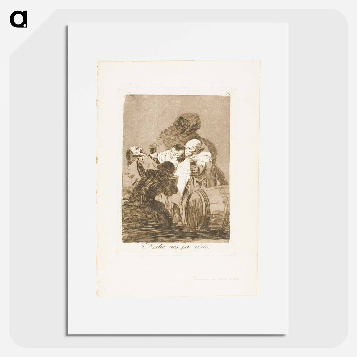 No One Has Seen Us - Francisco de Goya Poster.