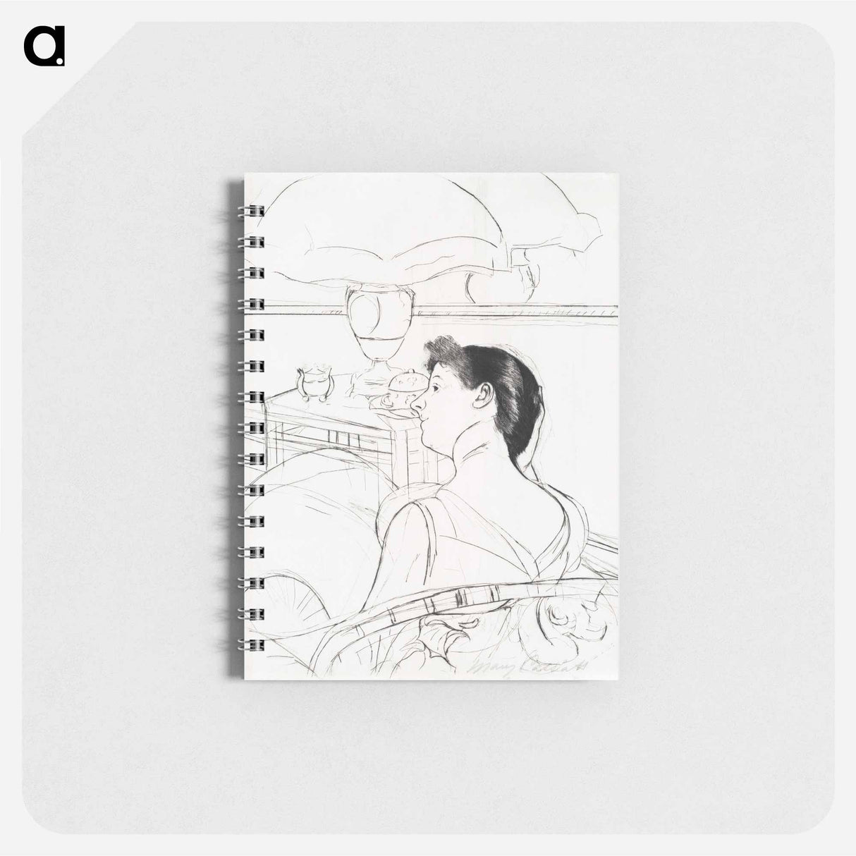 The Lamp - メアリー カサット Memo.