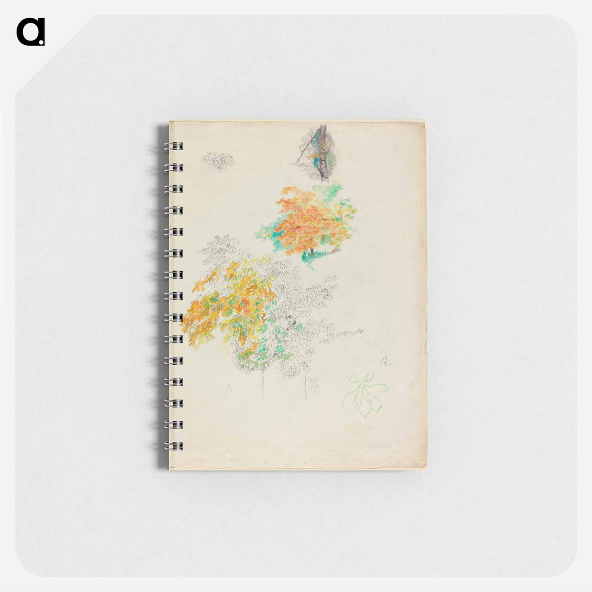 Studies of Trees - ピエール オーギュスト ルノワール Memo.