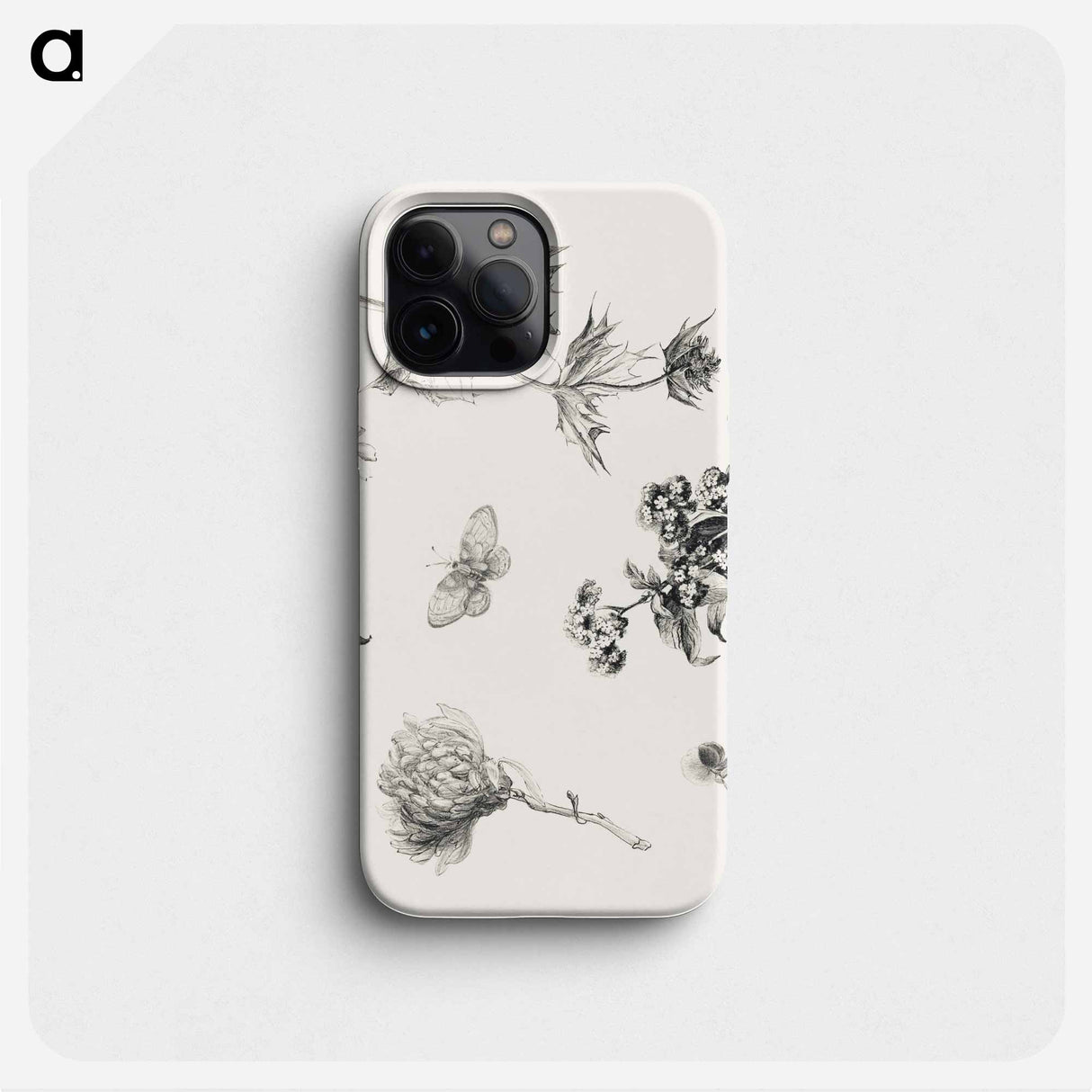 Flowers and Leaves - Theo Van Hoytema Phone Case.