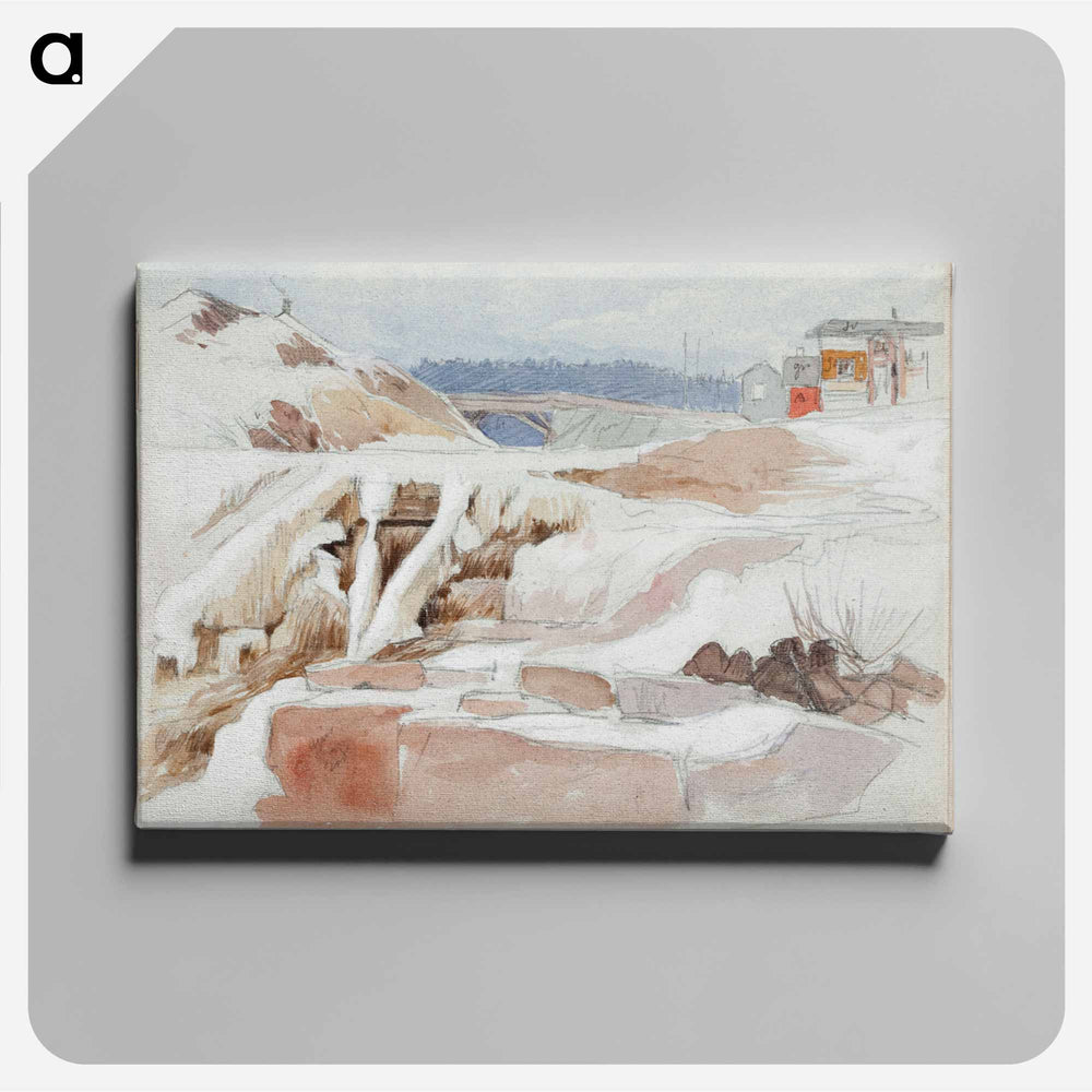(unknown) part of a sketchbook - アルバート エーデルフェルト Canvas.