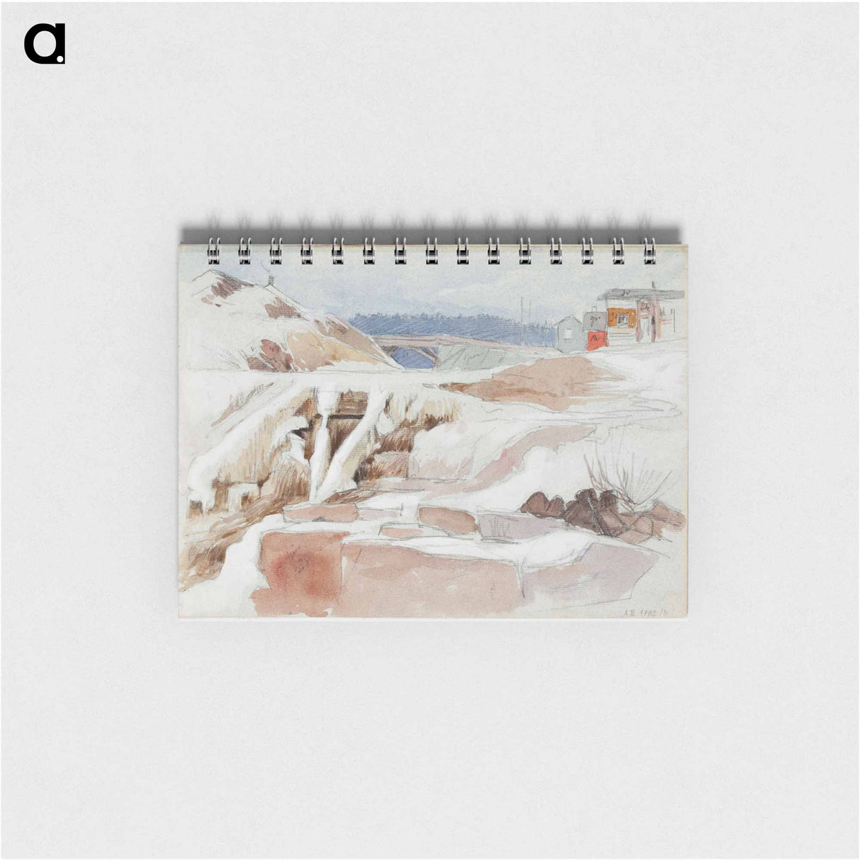 アートメモ帳-(unknown) part of a sketchbook - アルバート エーデルフェルト Memo.