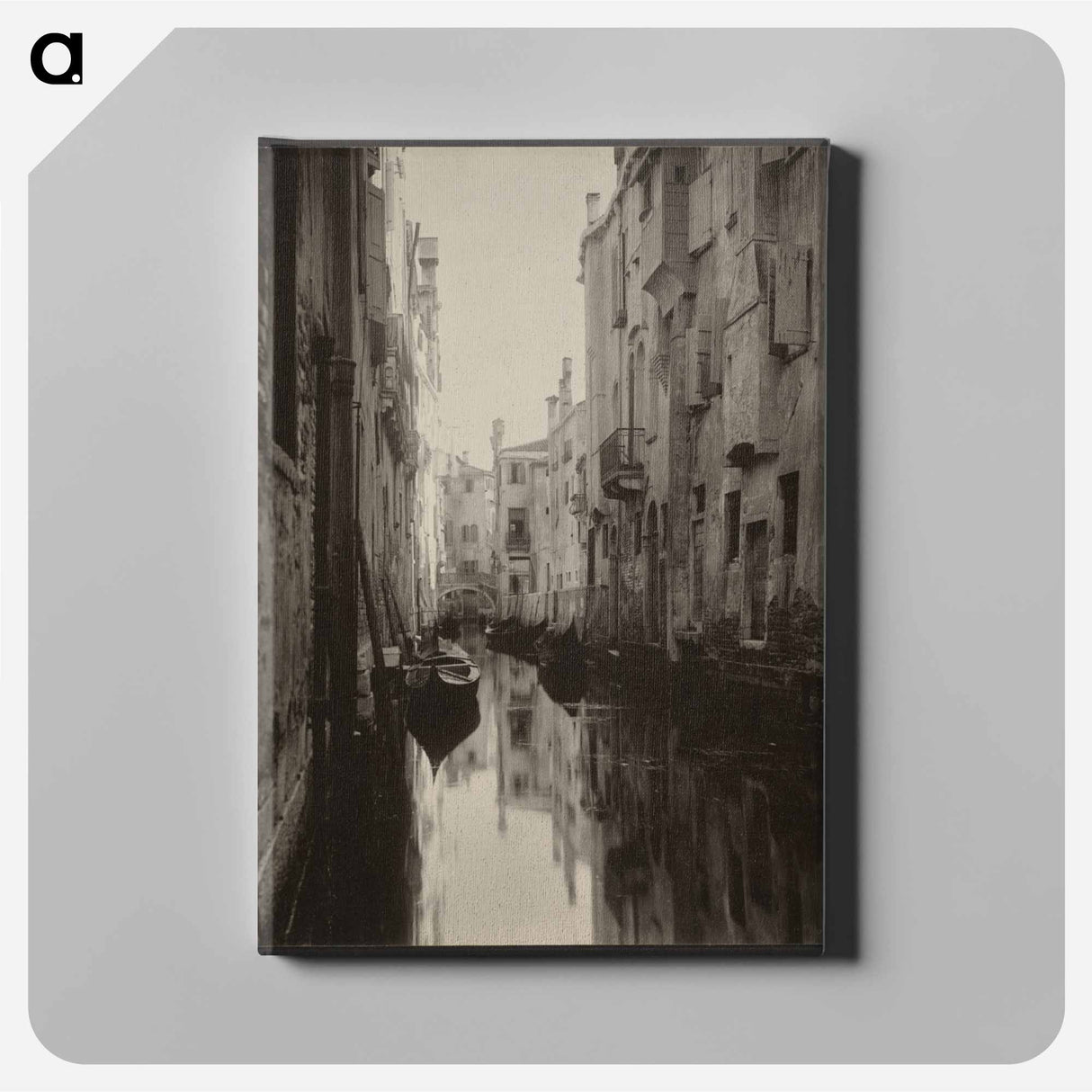 A Venetian Canal - アルフレッド スティーグリッツ Canvas.