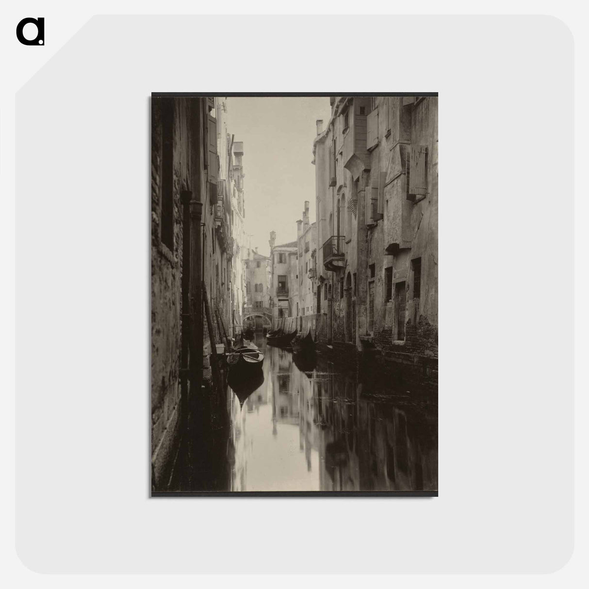 アートポストカード-A Venetian Canal - アルフレッド スティーグリッツ Postcard.