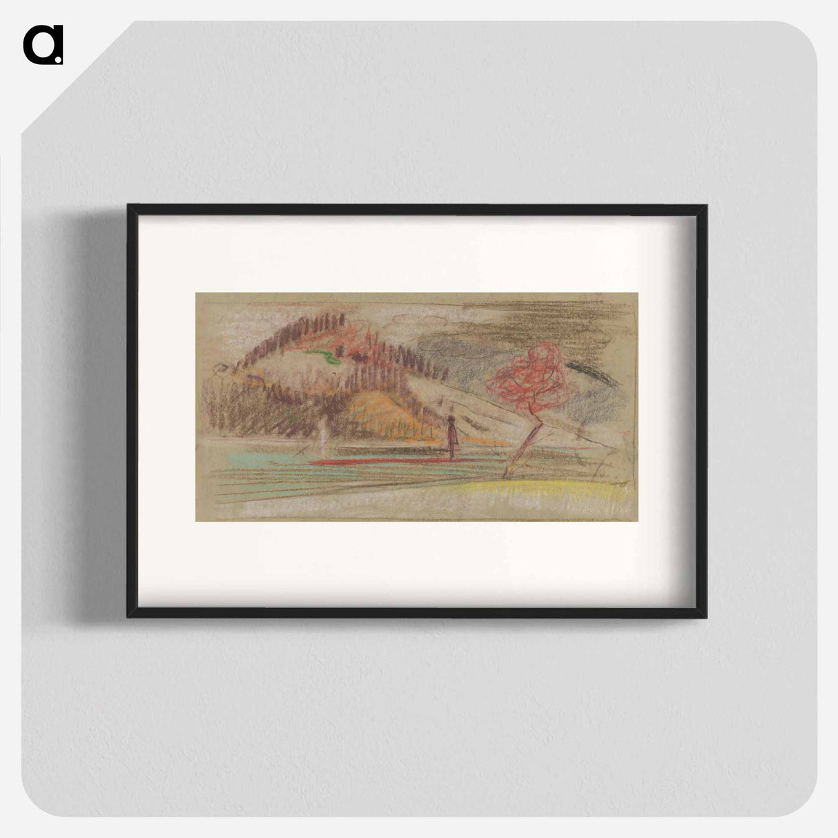 Autumn landscape - アーノルド ピーター ワイズ クビンチャン Poster.