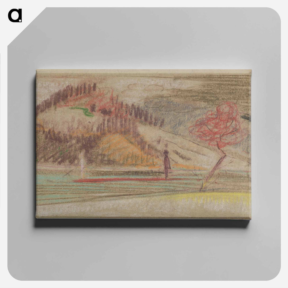 Autumn landscape - アーノルド ピーター ワイズ クビンチャン Canvas.