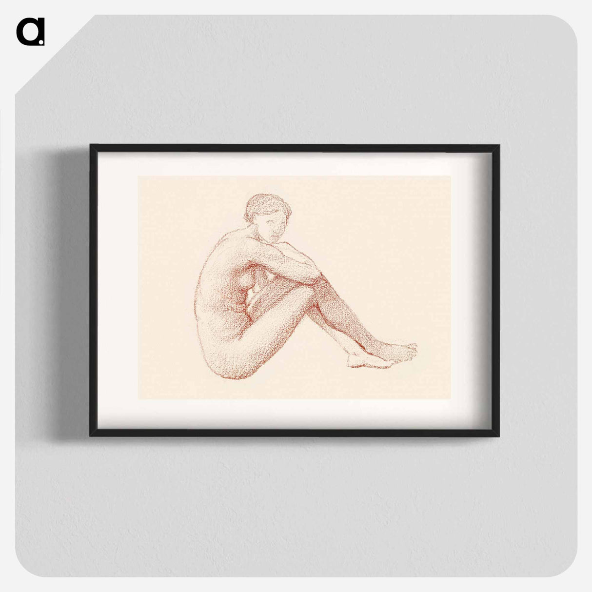Female Nude: Study - エドワード バーン ジョーンズ Poster.