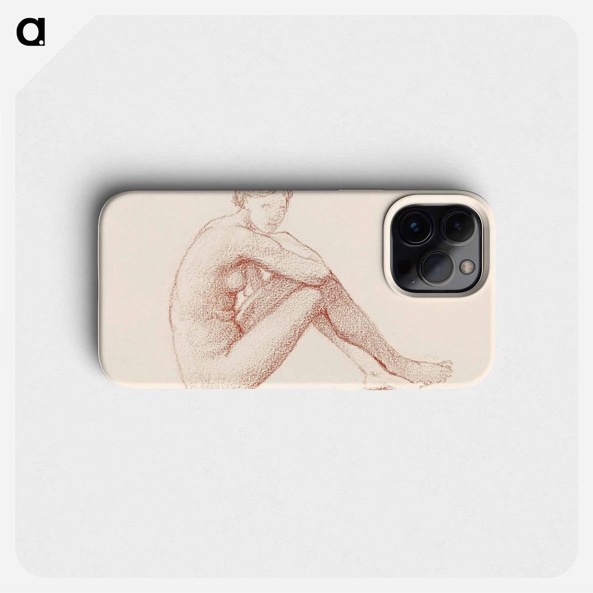 Female Nude: Study - エドワード バーン ジョーンズ Phone Case.