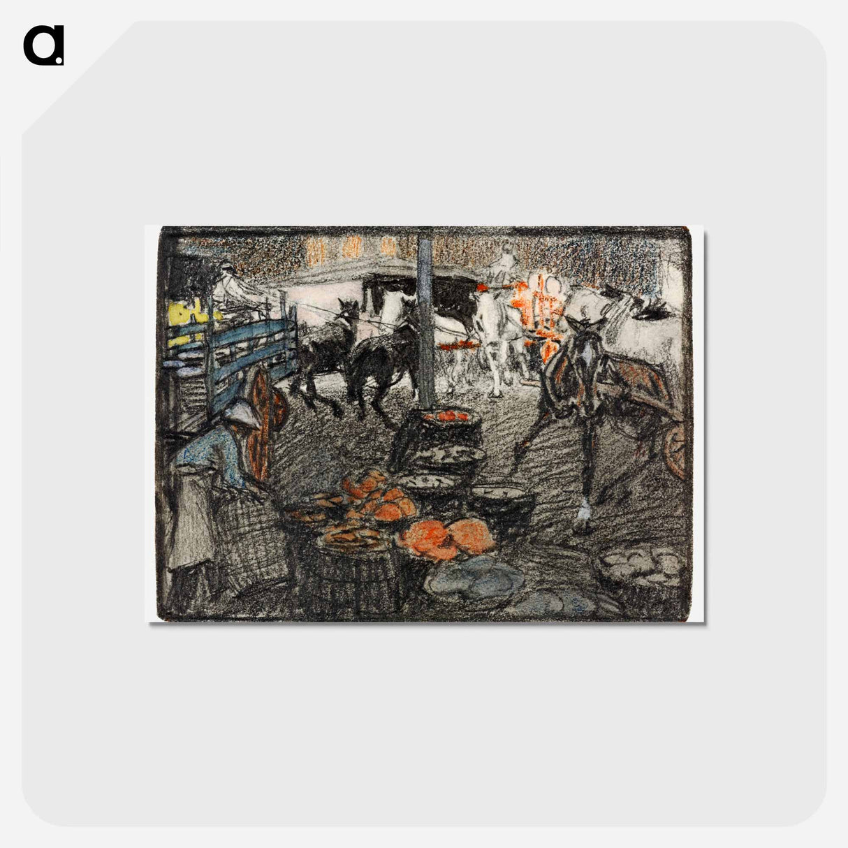 アートポストカード-Market Print - エドワード ペンフィールド Postcard.