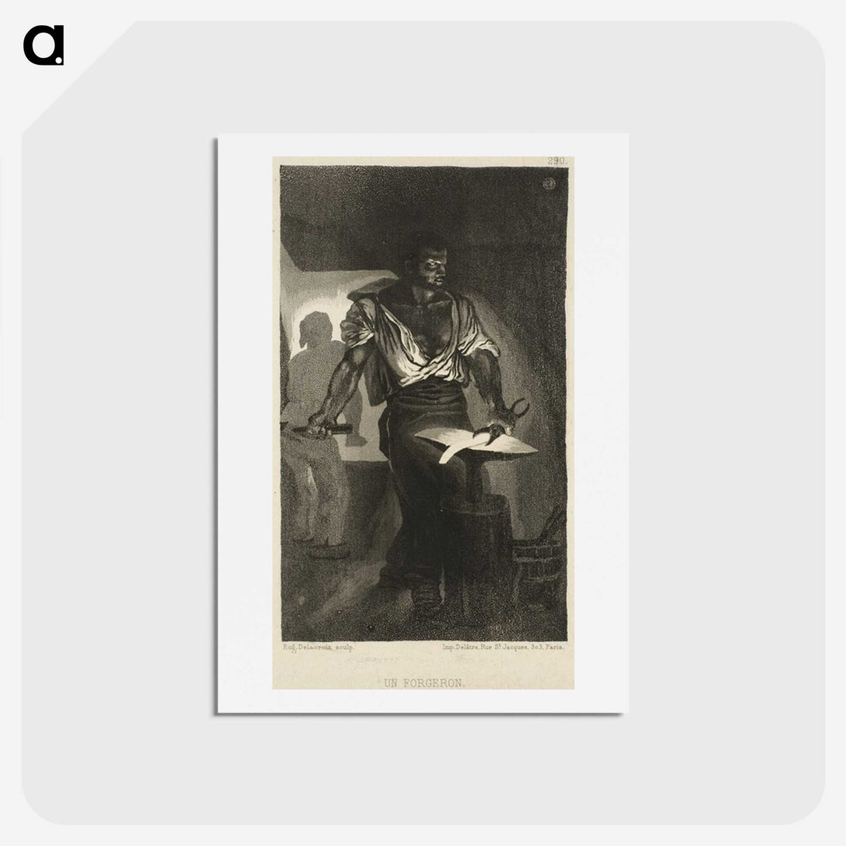 2-69_Eugene-Delacroix_hagaki