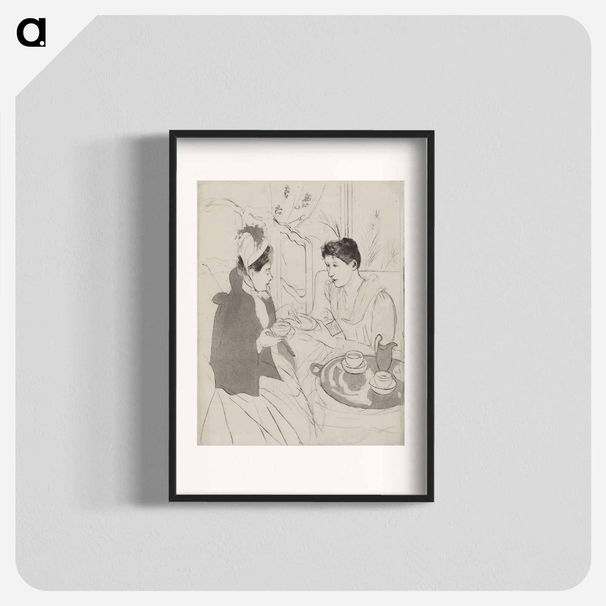 アートポスター-Afternoon Tea Party - メアリー カサット Poster.