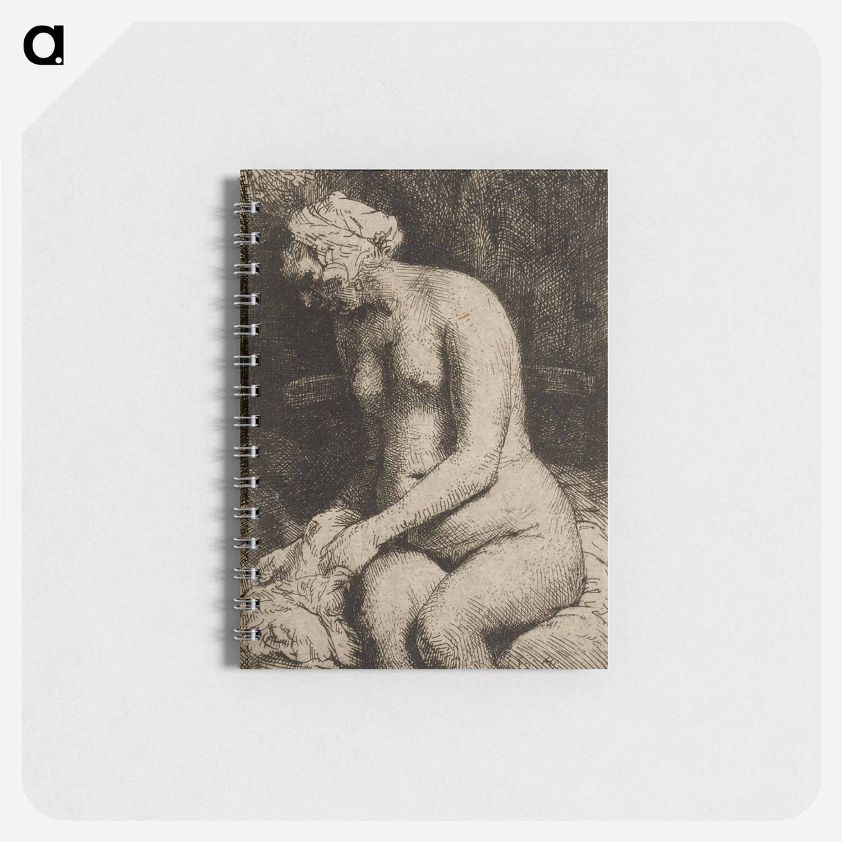 Seated nude - レンブラント ファン レイン Memo.
