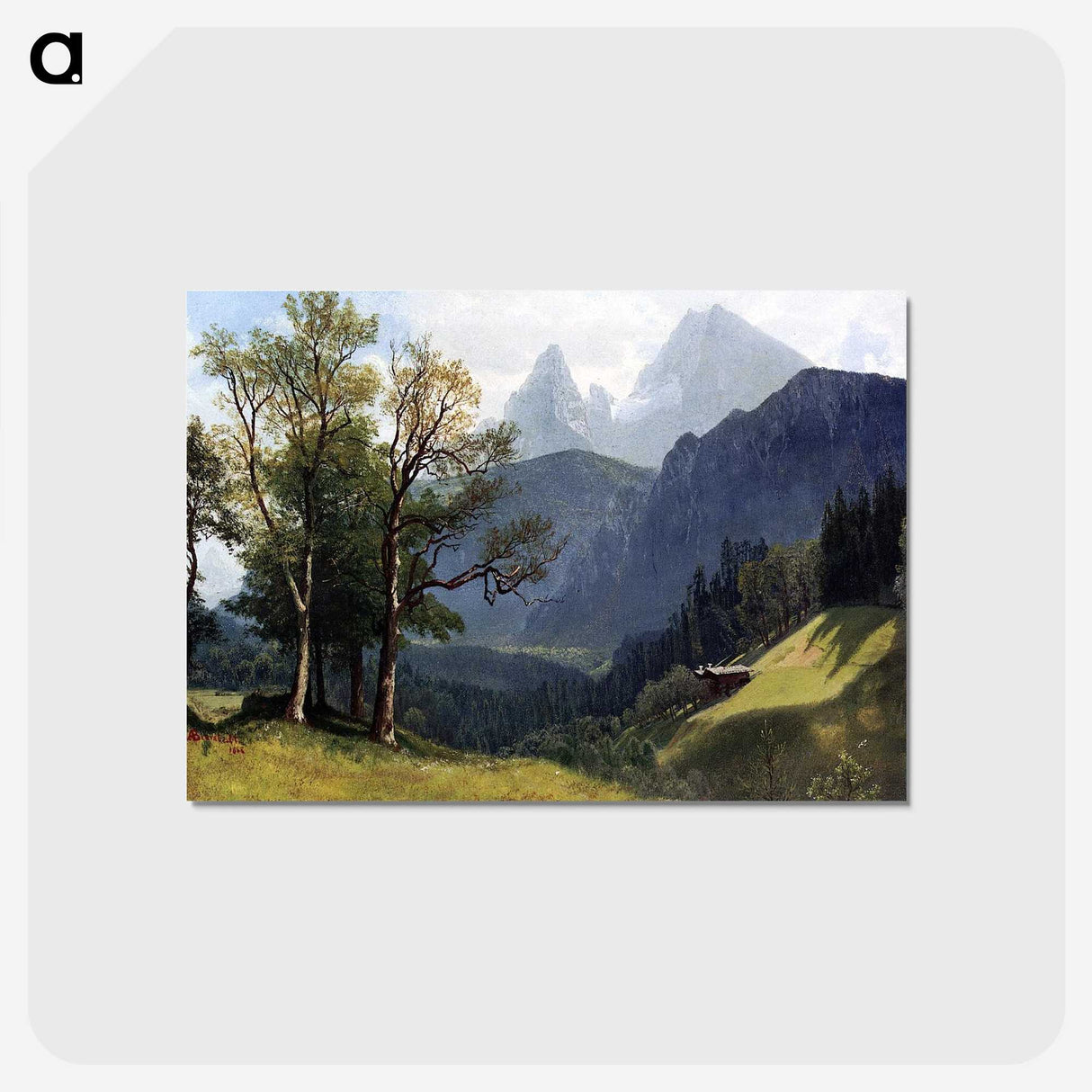 2-6_Albert-Bierstadt_postcard