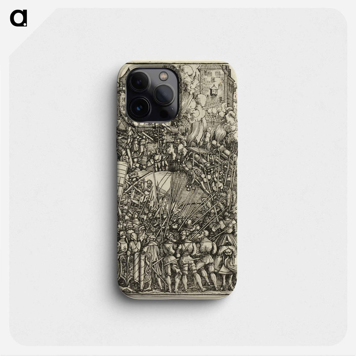 The Expulsion of the Hungarians from Lower Austria - アルブレヒト デューラー Phone Case.
