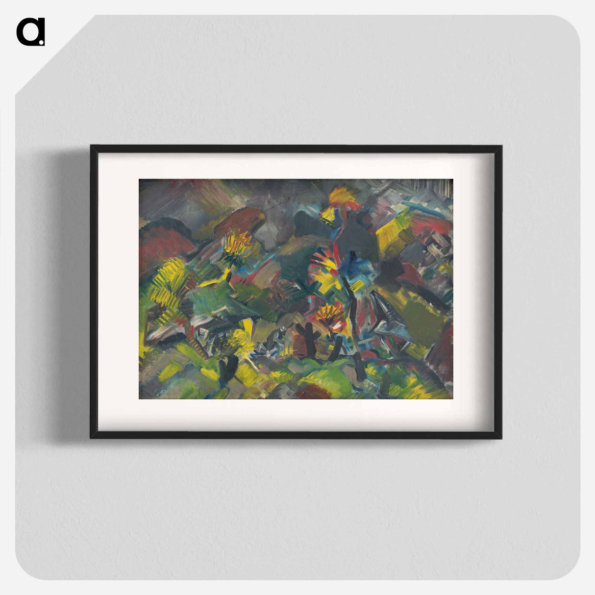 Mountain landscape - アーノルド ピーター ワイズ クビンチャン Poster.