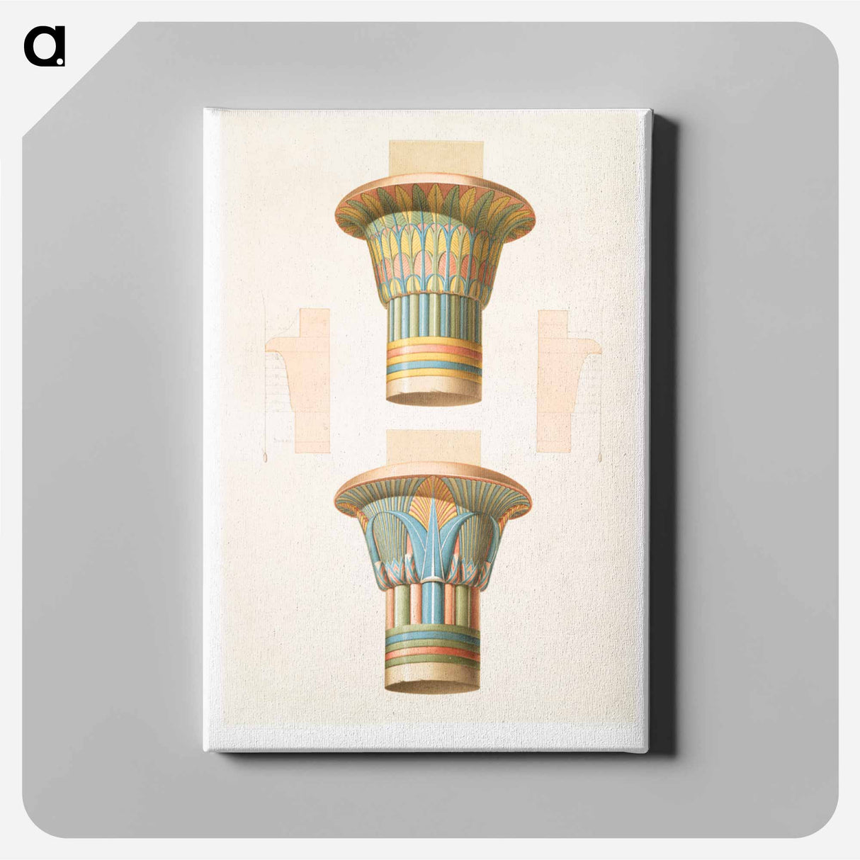 アートパネル-Capitals of the Dromos Gallery, Philae
- エジプト美術史 Canvas.