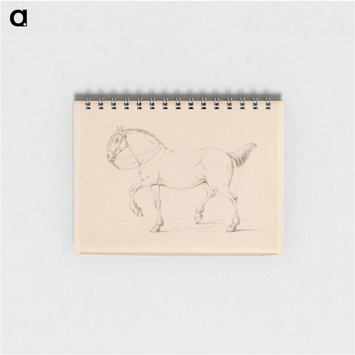 Stappend paard, naar links - ジャン ベルナール Memo.