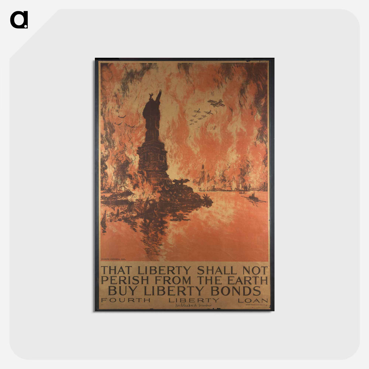 アートポストカード-Buy Liberty Bonds
- ジョセフ ペネル Postcard.