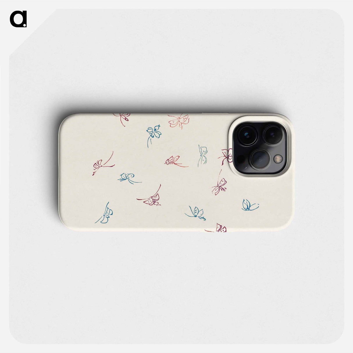 Vintage butterfly - 神坂 雪佳 Phone Case.
