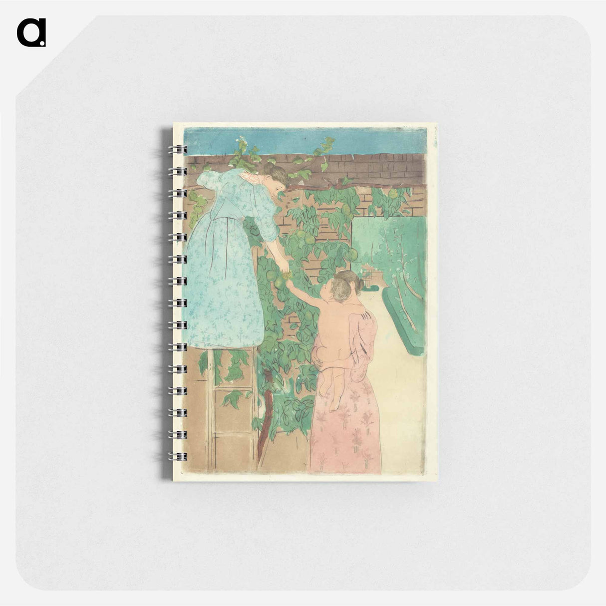 Gathering Fruit - メアリー カサット Memo.