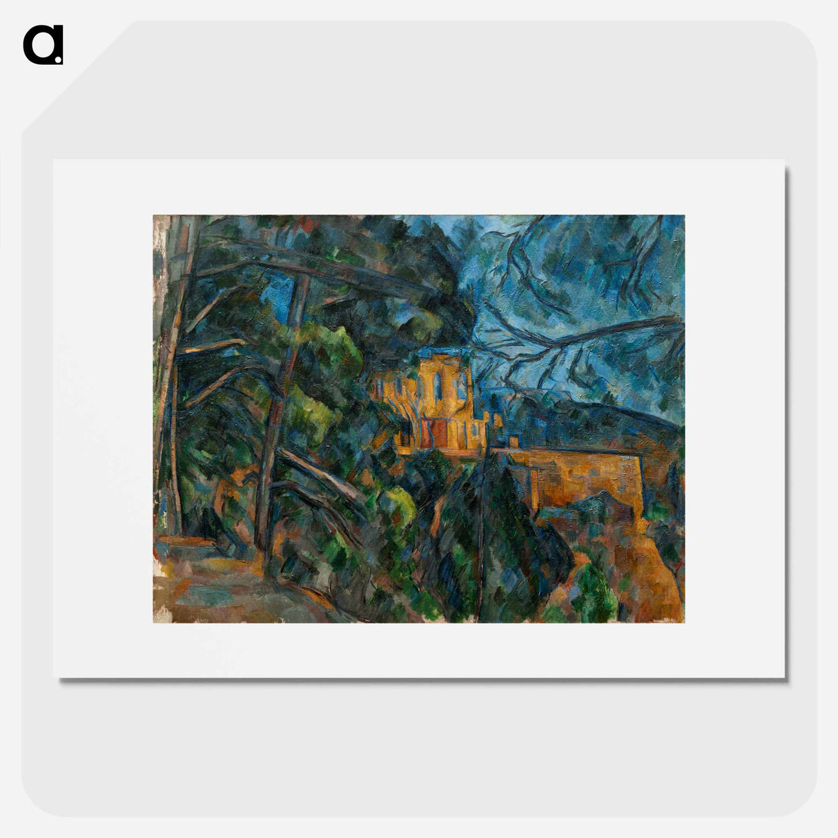 Château Noir - Paul Cézanne Poster.