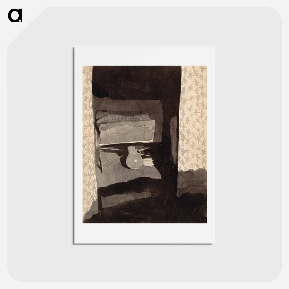 Glance into a bedroom
- パウル クレー Postcard.