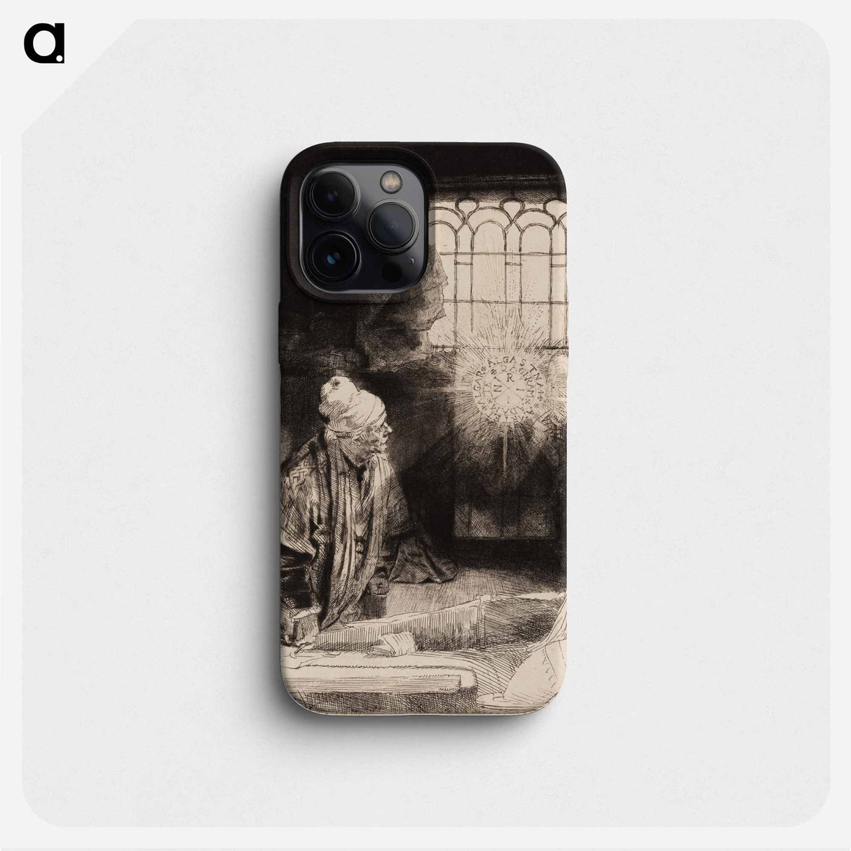 ファウスト(書斎の学者) - レンブラント ファン レイン Phone Case.