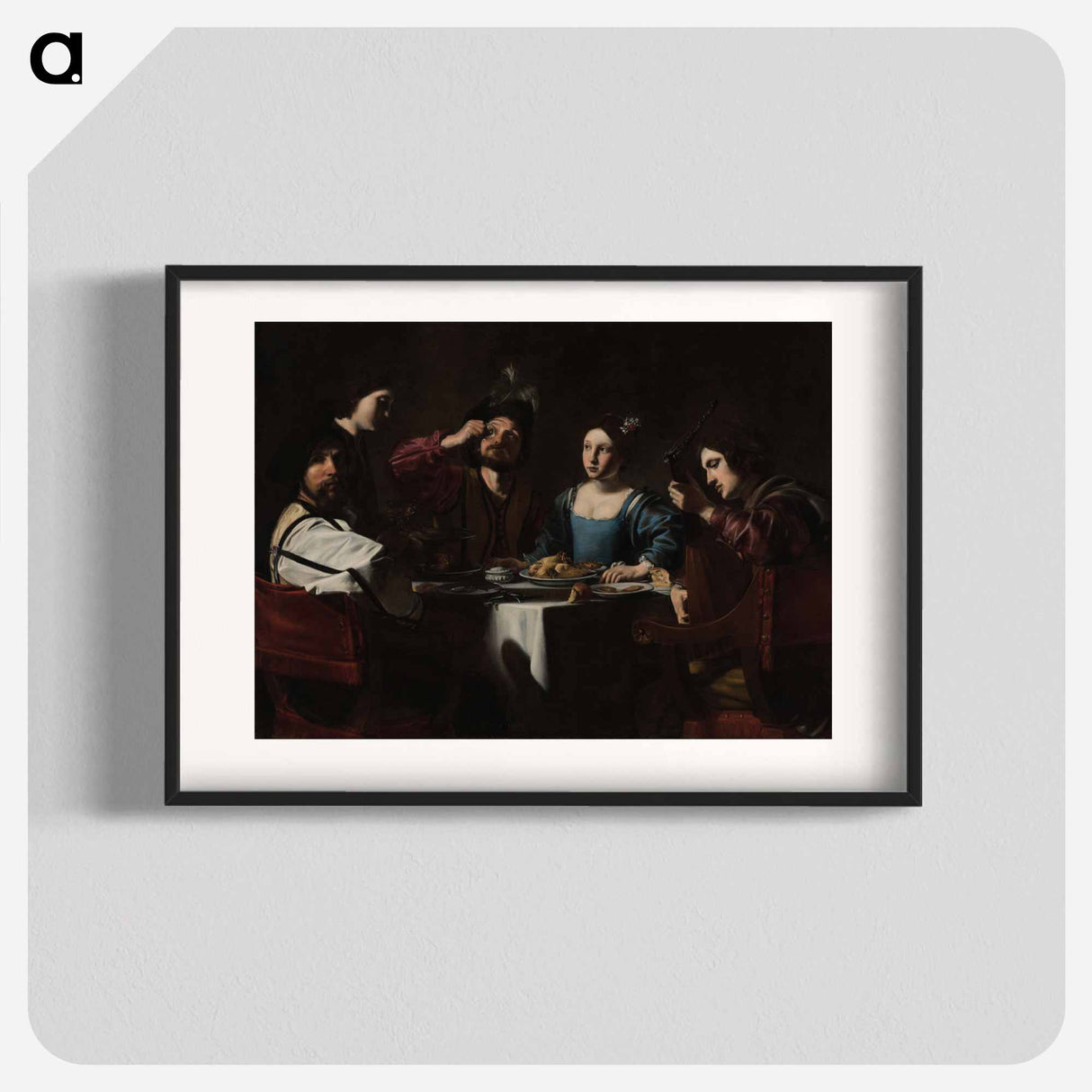 アートポスター-Banquet Scene with a Lute Player
- セントルイス美術館 Poster.