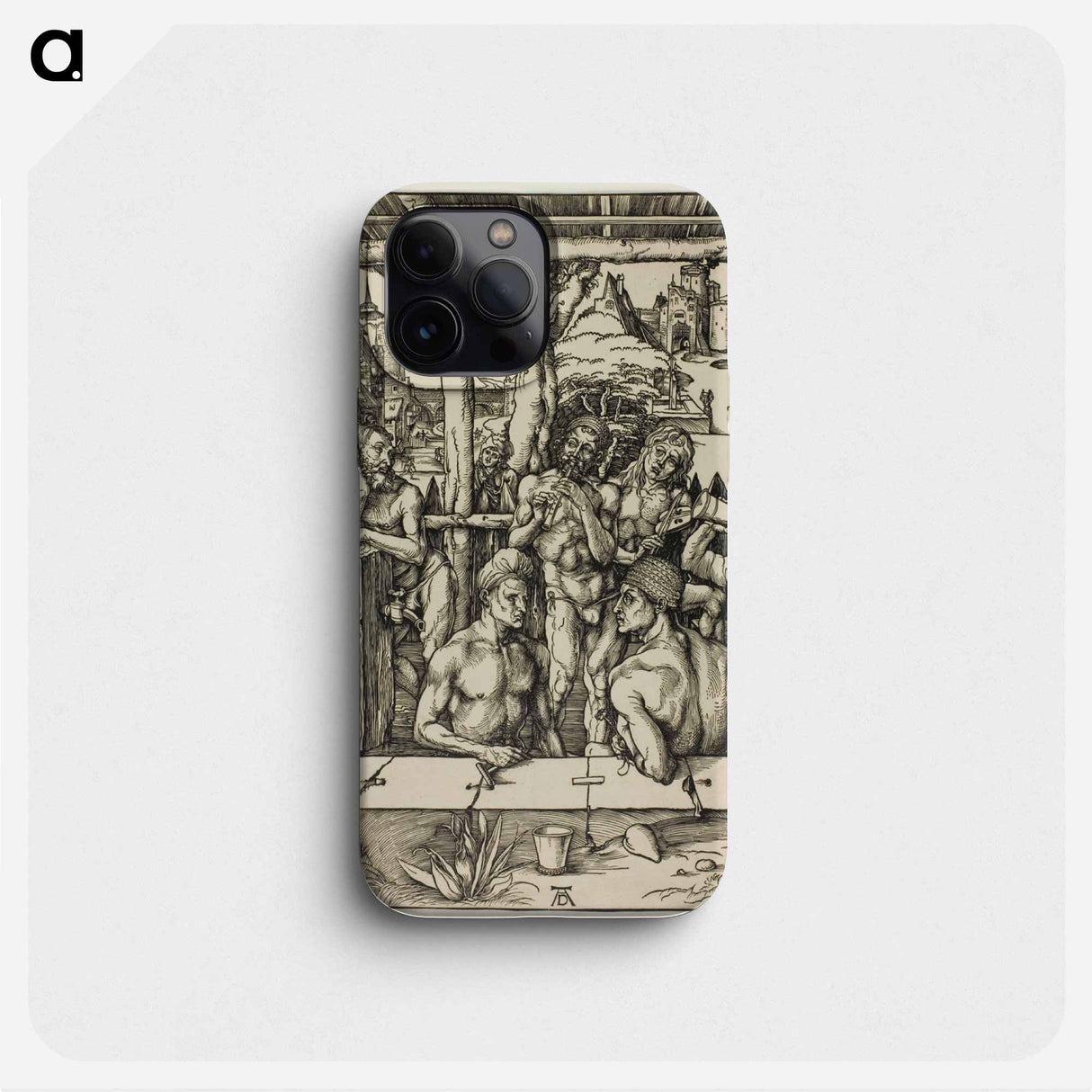 The Men’s Bath - アルブレヒト デューラー Phone Case.