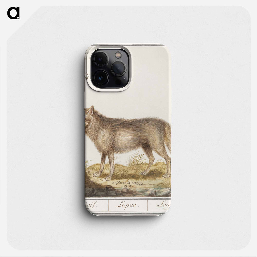 Wolf - アンセルムス ボエティウス デ ブート Phone Case.