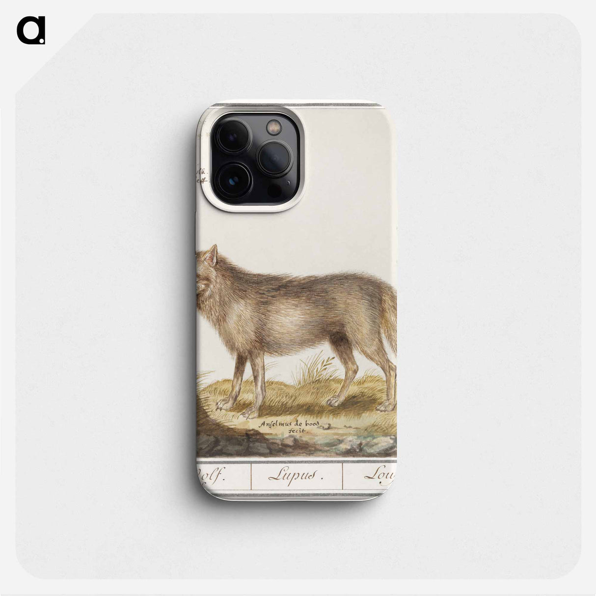 Wolf - アンセルムス ボエティウス デ ブート Phone Case.