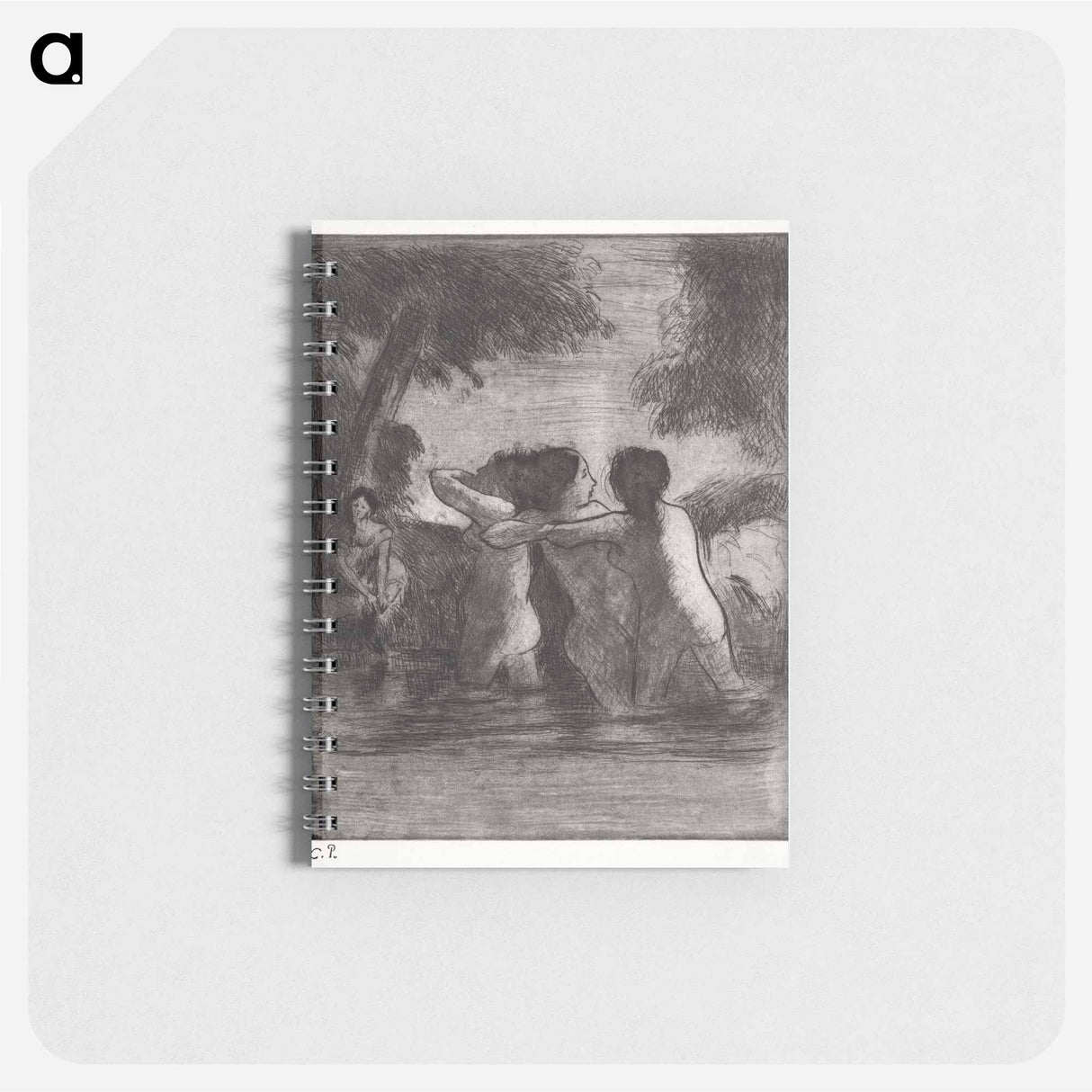 Four Bathers - カミーユ ピサロ Memo.