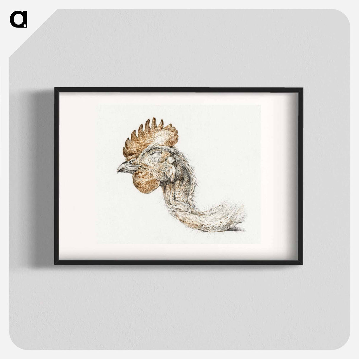 Head of a dead chicken - ジャン ベルナール Poster.