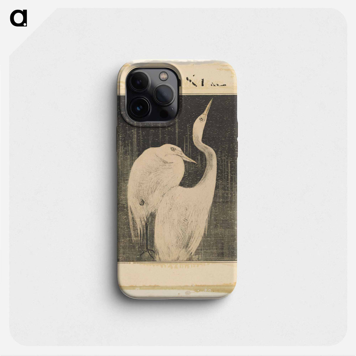 Twee zilverreigers - Theo van Hoytema Phone Case.