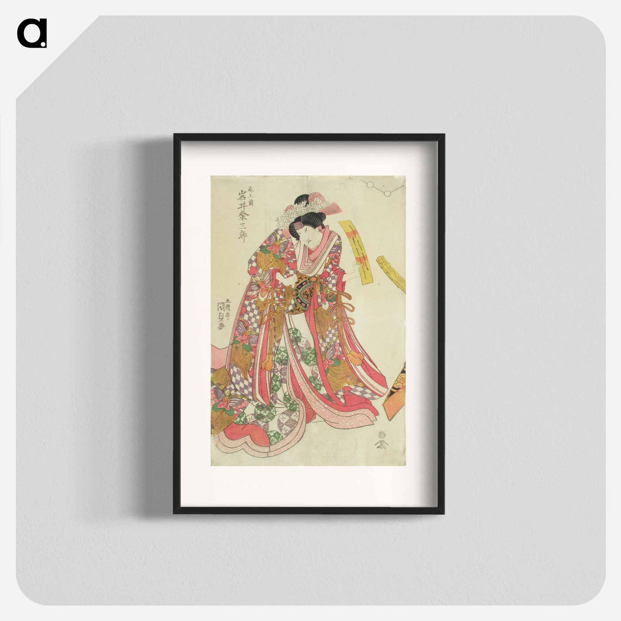 アートポスター-Actor Iwai Kumesaburo as Onoe-no-Mae
- 歌川 国貞 Poster.