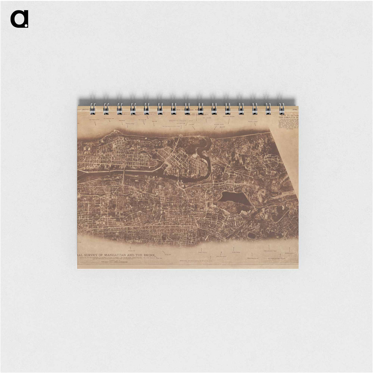 New York City - アンティーク地図 Memo.