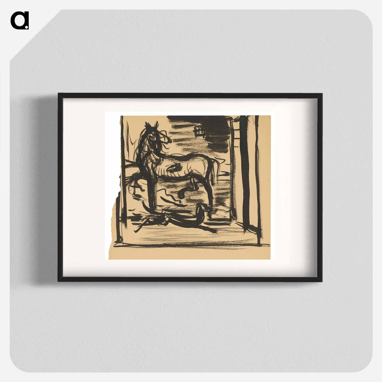 A horse - アーノルド ピーター ワイズ クビンチャン Poster.