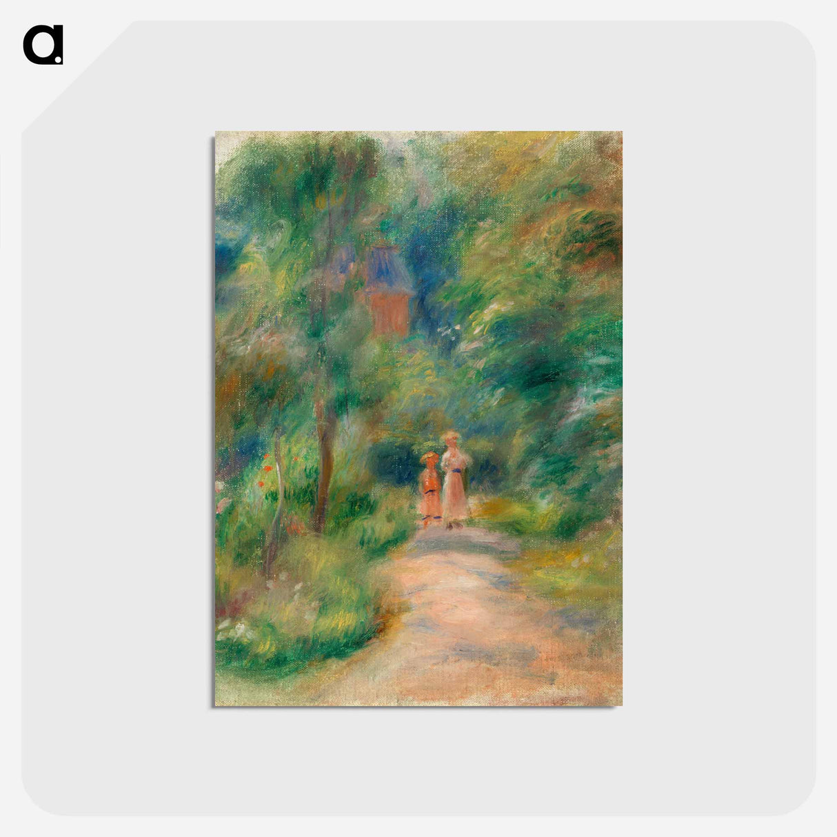 アートポストカード-Two Figures on a Path
- バーンズ・コレクション Postcard.