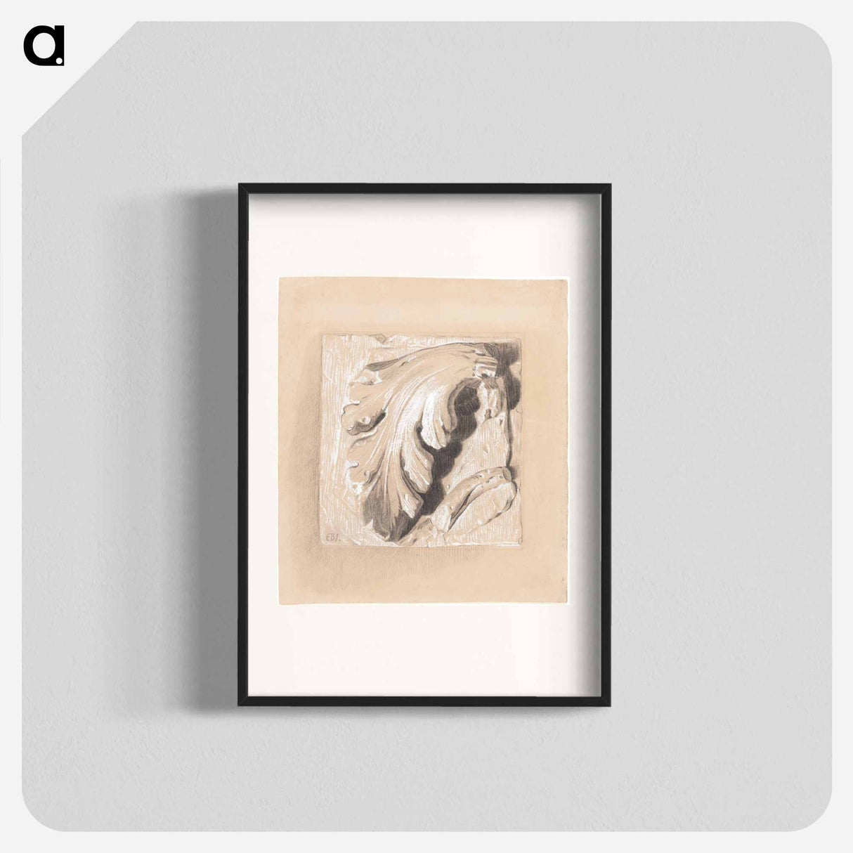 A Fragment from an Antique Frieze - エドワード バーン ジョーンズ Poster.