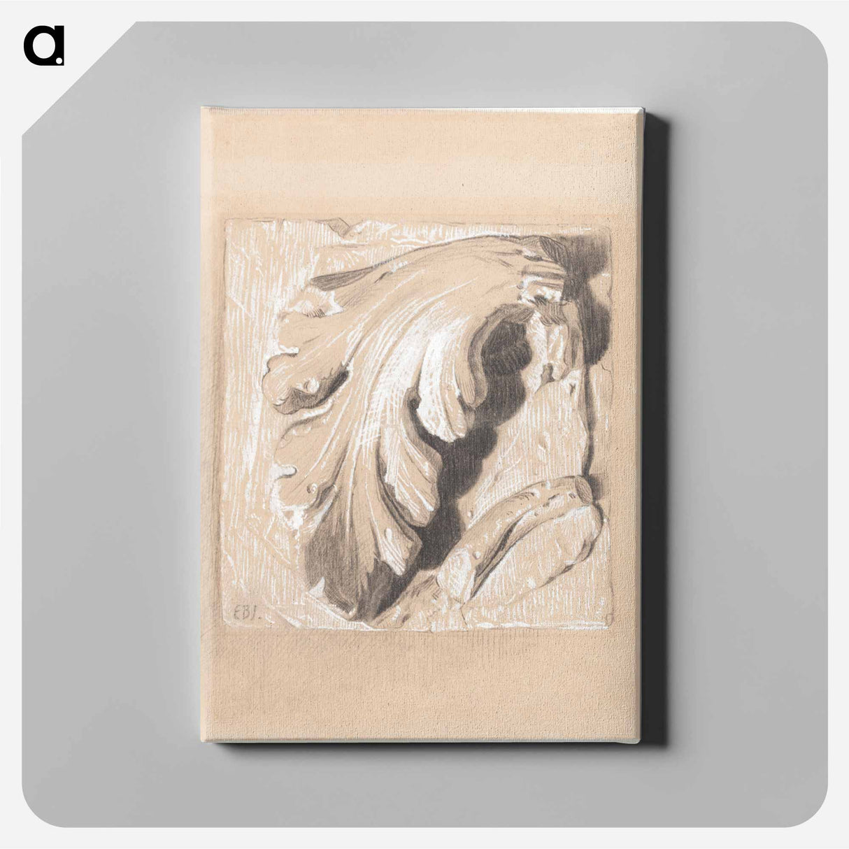 A Fragment from an Antique Frieze - エドワード バーン ジョーンズ Canvas.