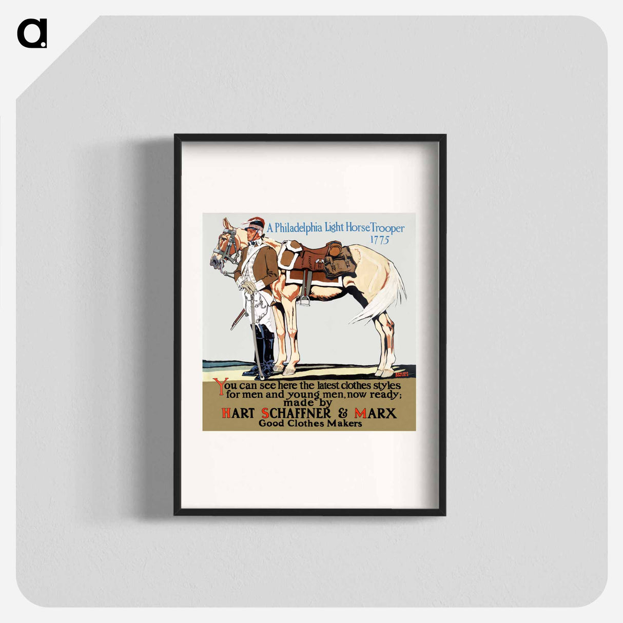 アートポスター-A Philadelphia light horse trooper - エドワード ペンフィールド Poster.
