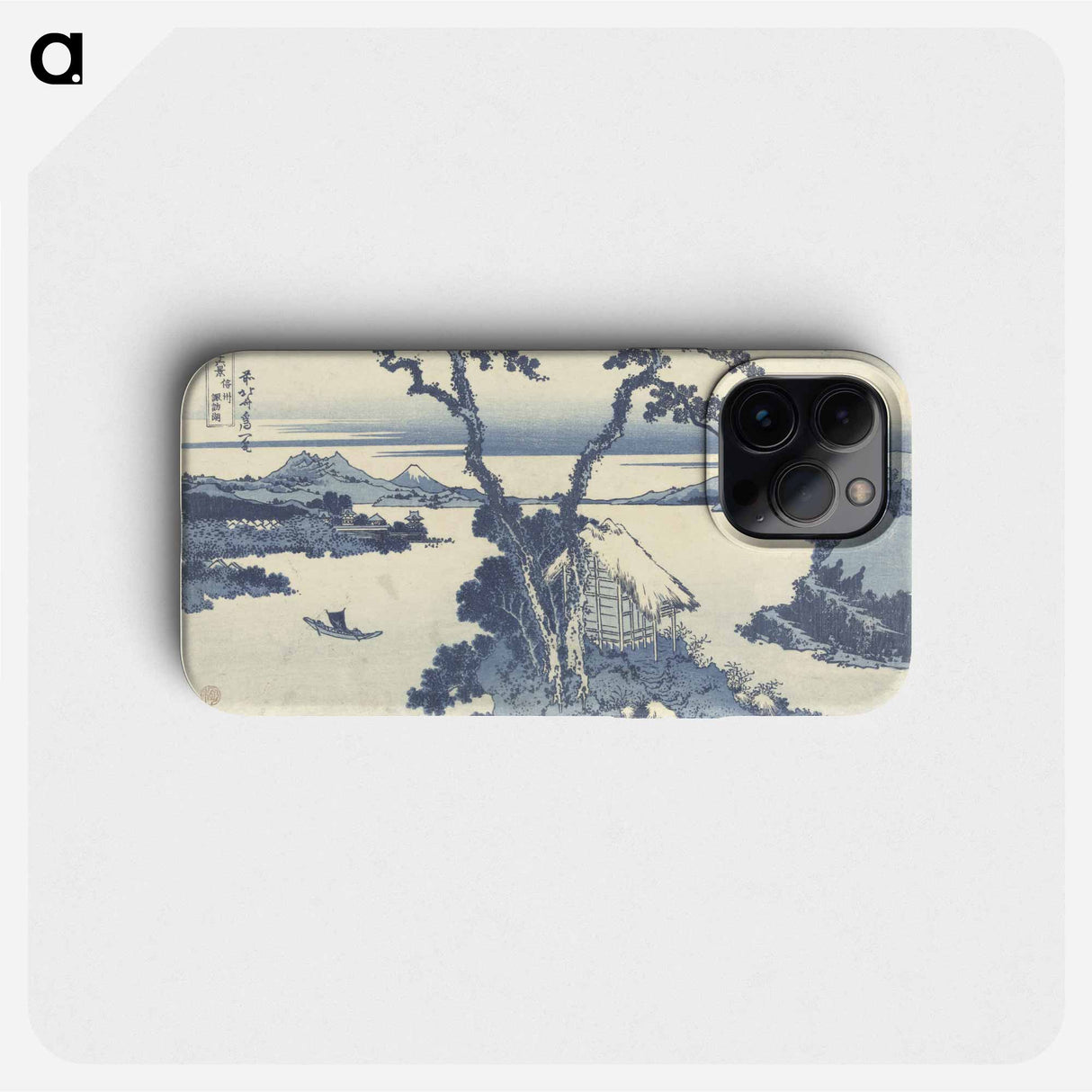 冨嶽三十六景 信州諏訪湖 - 葛飾 北斎 Phone Case.